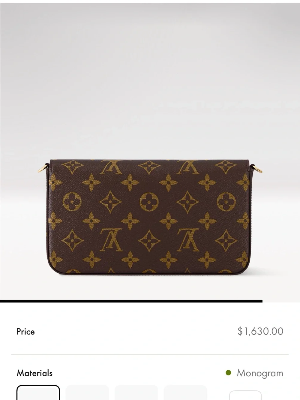 Louis Vuitton Brown Monogram Crossbody with Pink Interior Insert